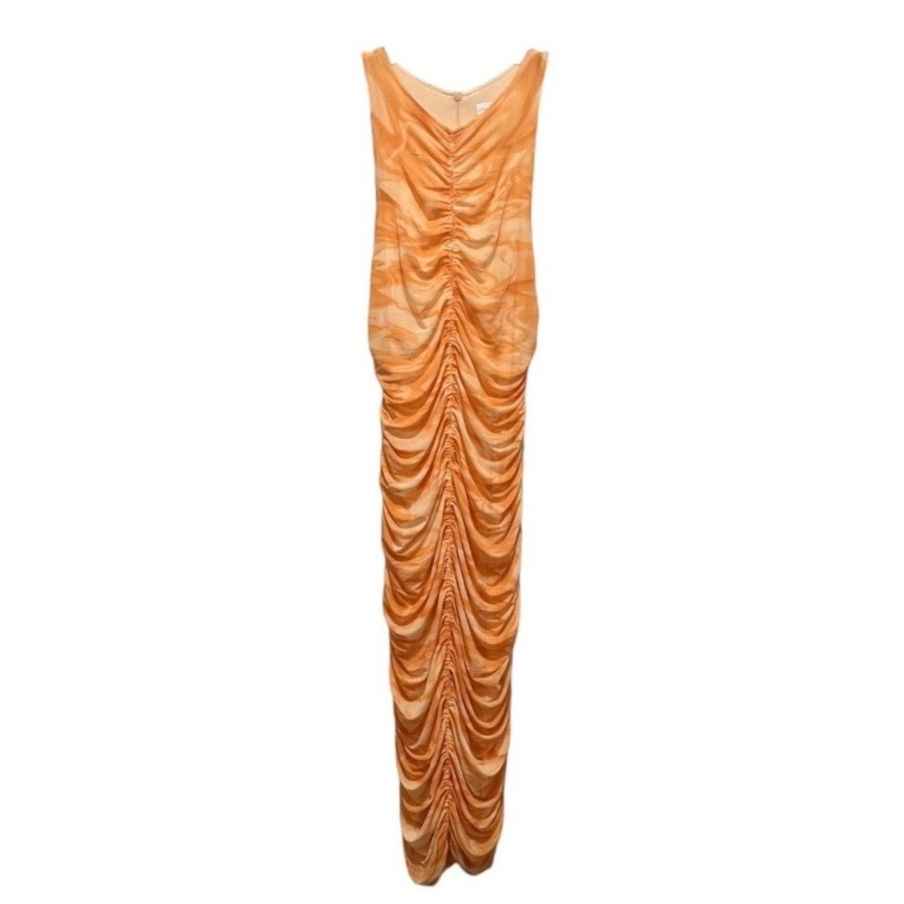 House of Harlow Orange Scrunched Midi NWOT